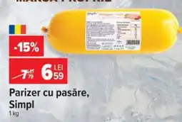 Carrefour Parizer cu pasăre, Simpl Ofertă