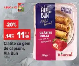Carrefour Clătite cu gem de căpșuni, Ăla Bun Ofertă