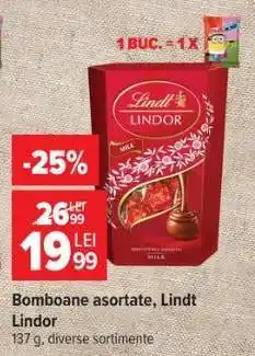 Carrefour Bomboane asortate, Lindt Lindor Ofertă