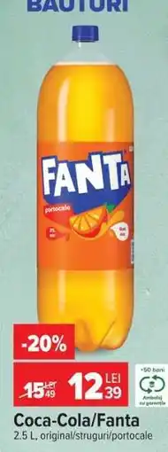 Carrefour COCA COLA / FANTA Ofertă