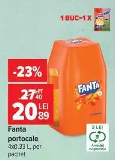 Carrefour Fanta portocale Ofertă