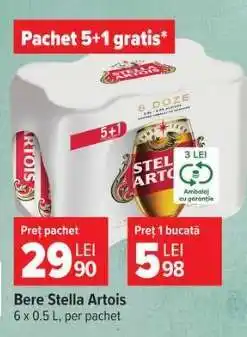 Carrefour Bere Stella Artois Ofertă