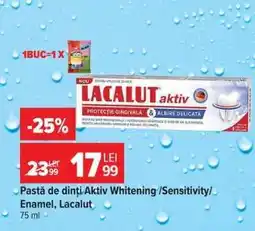 Carrefour Pastă de dinți Aktiv Whitening/Sensitivity/Enamel, Lacalut Ofertă