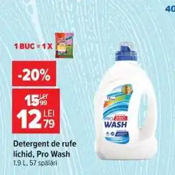 Carrefour Detergent de rufe lichid, Pro Wash Ofertă