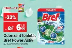 Carrefour Odorizant toaletă, Bref Power Activ Ofertă