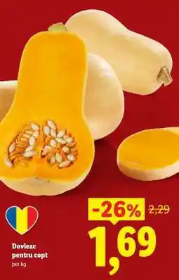 Lidl Dovleac pentru copt Ofertă