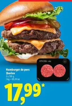 Lidl Hamburger de porc Iberico Ofertă
