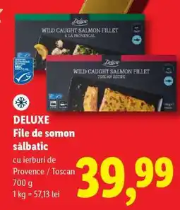 Lidl DELUXE File de somon sălbatic Ofertă