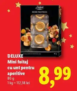 Lidl DELUXE Mini foitaj cu unt pentru aperitive Ofertă