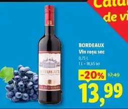 Lidl Bordeaux Vin roșu sec Ofertă