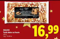 Lidl DELUXE Turta dulce cu fructe Ofertă