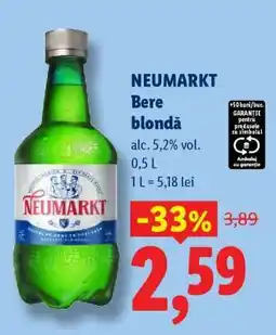 Lidl NEUMARKT Bere blondă Ofertă