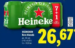 Lidl HEINEKEN Bere blondă Ofertă