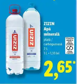 Lidl ZIZIN Apă minerală Ofertă