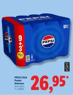 Lidl PEPSI COLA Pachet aniversar Ofertă