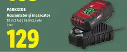 Lidl PARKSIDE Acumulator și încărcător Ofertă