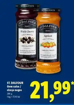 Lidl ST. DALFOUR Gem caise / cireșe negre Ofertă