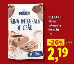 Lidl BELBAKE Făină integrală de grâu Ofertă