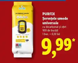 Lidl PURFIX Șervețele umede universale Ofertă