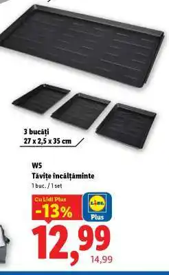 Lidl W5 Tăvițe încălțăminte Ofertă