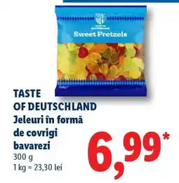 Lidl TASTE OF DEUTSCHLAND Jeleuri în formă de covrigi bavarezi Ofertă