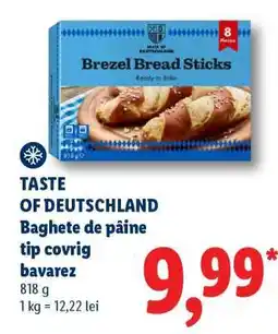 Lidl TASTE OF DEUTSCHLAND Baghete de pâine tip covrig bavarez Ofertă