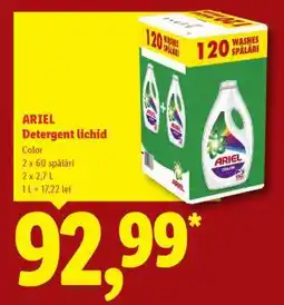 Lidl ARIEL Detergent lichid Ofertă
