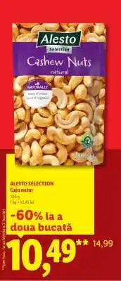 Lidl Alesto Selection Caju natur Ofertă