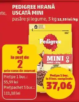 Penny PEDIGREE HRANĂ USCATĂ MINI Ofertă