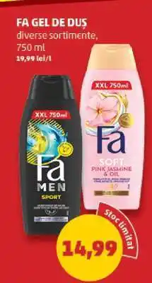 Penny FA Gel de Duș Ofertă