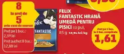 Penny FELIX FANTASTIC HRANĂ UMEDĂ PENTRU PISICI cu pui Ofertă