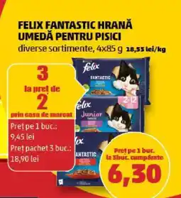 Penny FELIX FANTASTIC HRANĂ UMEDĂ PENTRU PISICI Ofertă
