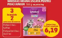 Penny WHISKAS HRANA USCATA PENTRU PISICI JUNIOR 300 g Ofertă