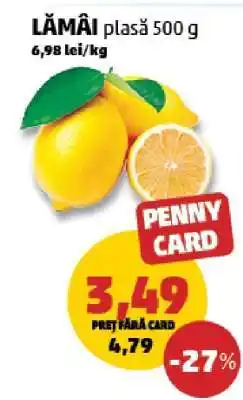 Penny Lămâi plasă 500 g Ofertă