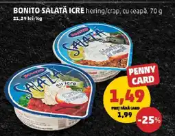 Penny BONITO SALATĂ ICRE Ofertă