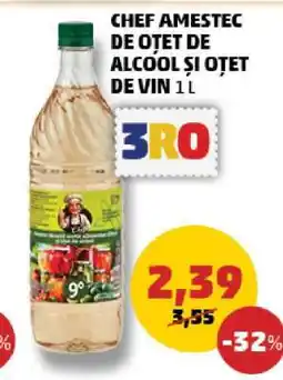 Penny CHEF AMESTEC DE OȚET DE ALCOOL ȘI OȚET DE VIN 1L Ofertă