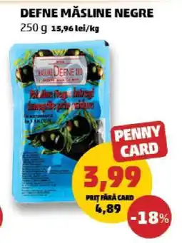 Penny DEFNE MĂSLINE NEGRE Ofertă