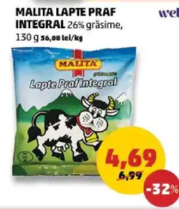 Penny MALITA LAPTE PRAF INTEGRAL Ofertă