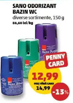 Penny Sano Odorizant Bazin WC Ofertă