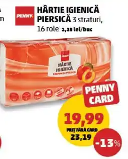 Penny Hârtie igienică piersică Ofertă