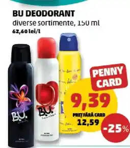 Penny BU Deodorant Ofertă