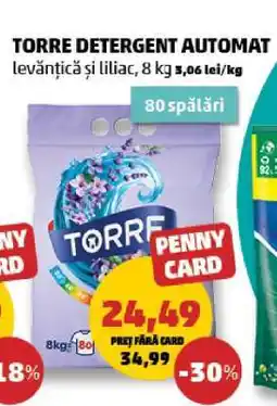 Penny TORRE DETERGENT AUTOMAT Ofertă