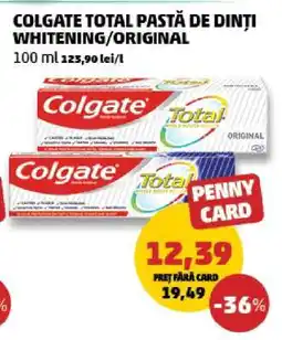 Penny Colgate Total Pasta de Dinti Whitening/Original Ofertă