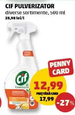 Penny Cif Pulverizator Ofertă