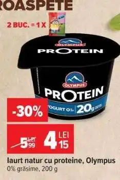 Carrefour Iaurt natur cu proteine Olympus Ofertă