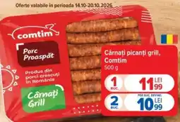Carrefour Cârnați picanți grill, Comtim Ofertă