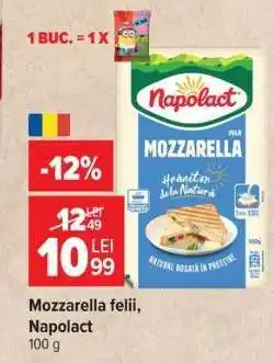 Carrefour Mozzarella felii, Napolact Ofertă