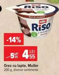 Carrefour Orez cu lapte MULLER Ofertă