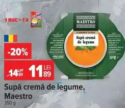 Carrefour Supă cremă de legume Maestro Ofertă