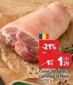 Carrefour Ciolan posterior, Carrefour la Piață Ofertă